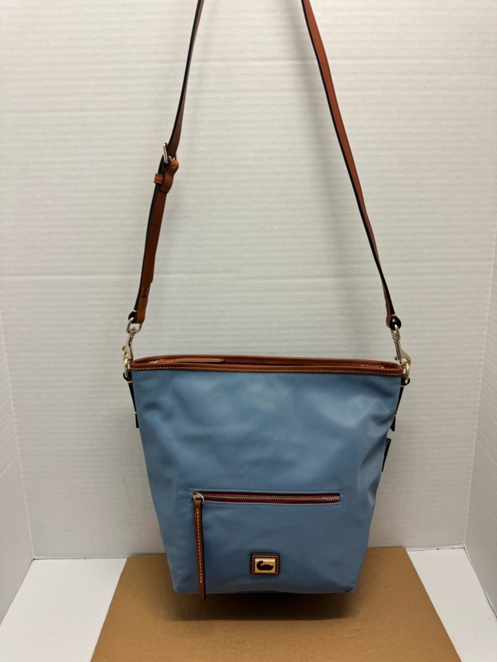 Dooney & Bourke Wayfarer Small Nylon Hobo Crossbody with Leather Trim - Picture 2 of 9